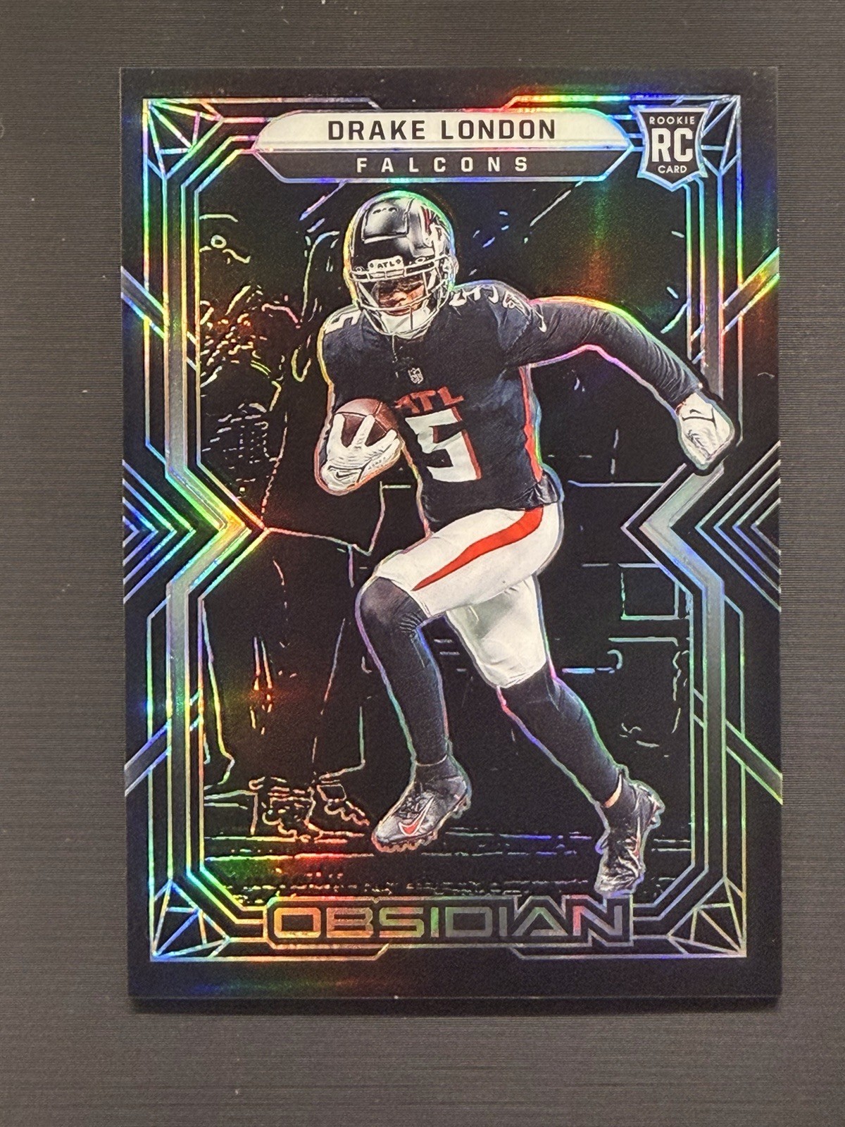 2022 Panini Obsidian - Rookies Drake London #112 (RC)