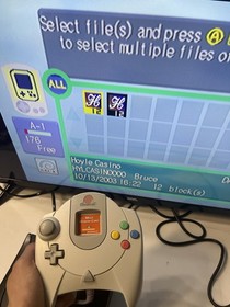 MEGA MEMORY CARD for Sega Dreamcast - 800 Blocks of Memory TESTED WORKING