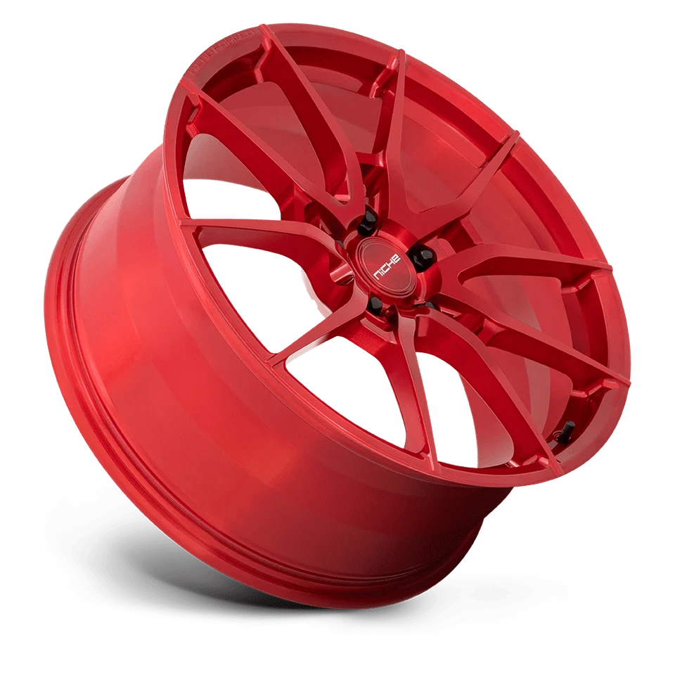 Rueda forjada 21x9 Nicho T113 Kanan rojo caramelo cepillado 5x130 (45 mm) Foto 2 de 4