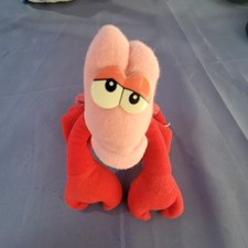 VINTAGE Walt Disney World The Little Mermaid SEBASTIAN Plush Crab