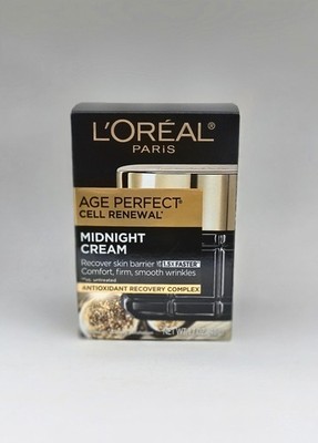L'Oreal Paris Age Perfect Cell Renewal Midnight Cream 1.7 fl oz New Sealed