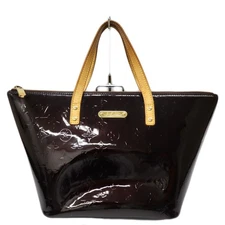 Louis Vuitton Bellevue PM M93585 Enamel Leather Purple with Dust Bag #KN1349