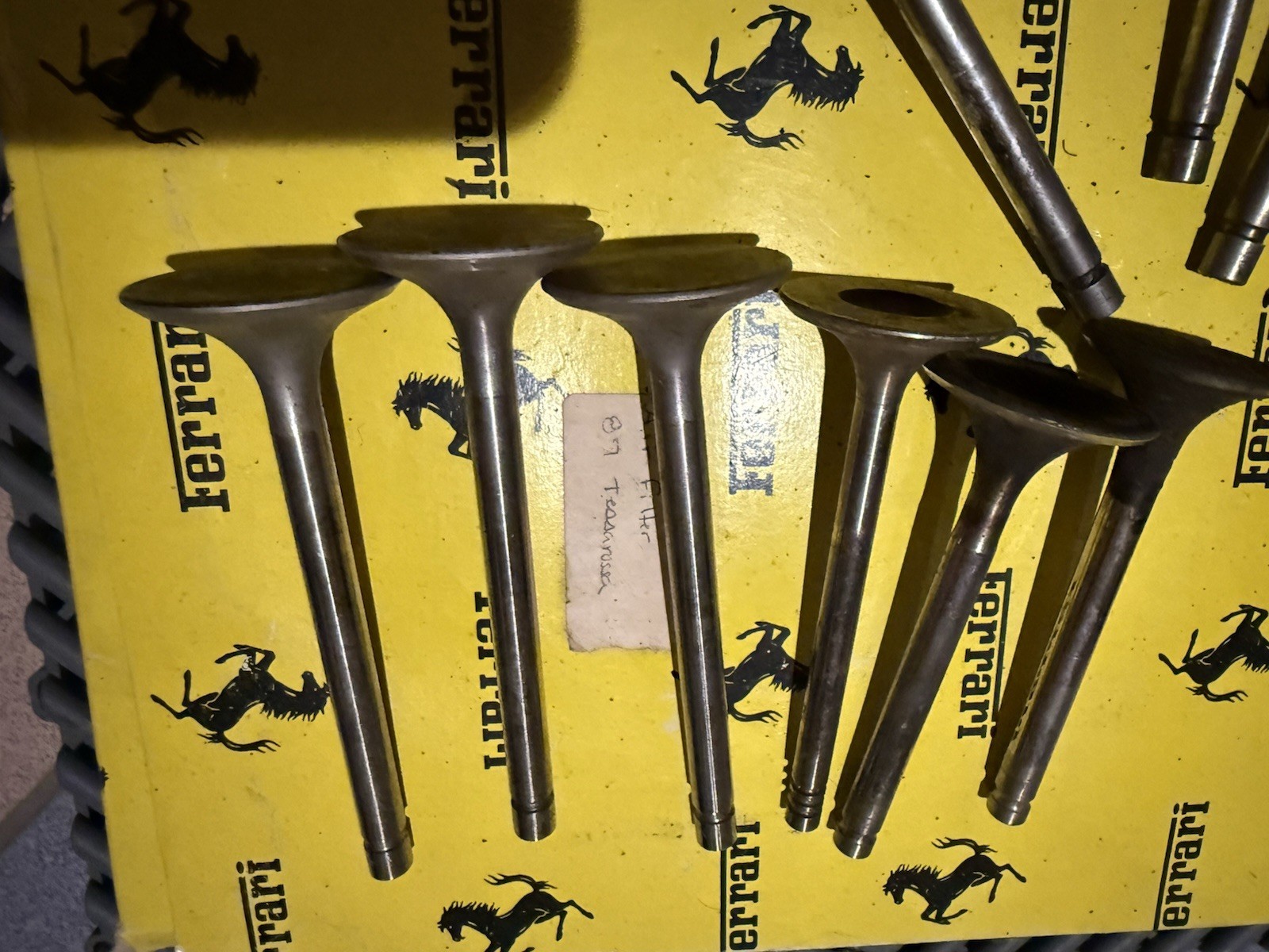FERRARI DINO 246 Lot Of New And Used INTAKE VALVES