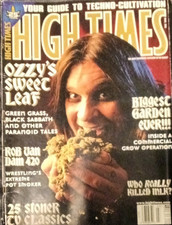 High Times Magazine June 1999 Ozzy Osbourne Sweet Leaf Black Sabbath Rob Van Dam
