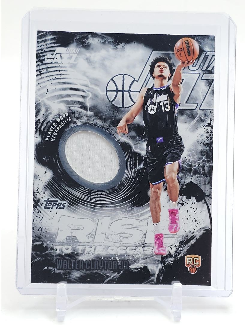 WALTER CLAYTON JR. 2025-26 TOPPS ROOKIE RISE TO THE OCCASION PATCH RC Q4689