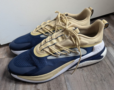 Men's 19 Adidas AlphaBoost V2 Indiana Hoosiers Team Victory Navy Gold IH6333