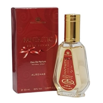 Al Rehab Fantastic Eau de Parfum 1.7 Fl Oz Warm Fruity Vanilla Perfume for Women