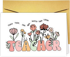 Thank You Teacher Card, Appreciation Card Gift for Teacher, Funny Teacher Apprec