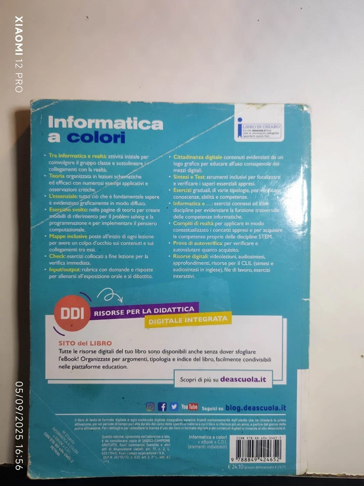 Informatica a Colori ISBN 9788849424652 - Immagine 2 di 2
