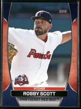 Robby Scott 2018 Pawtucket Red Sox Team Set Card