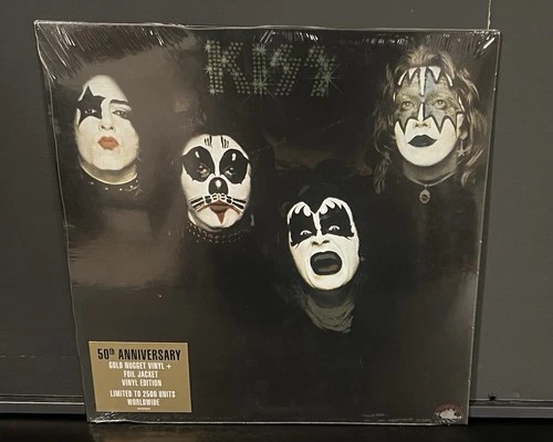 KISS—Debut Album—50th Anniversary—Limited Edition—Gold Nugget Vinyl—Sealed