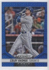 2014 Panini Prizm Blue Mojo Prizm 66/75 Colby Rasmus #110 c7w