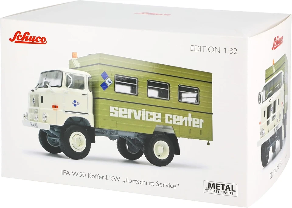 Schuco IFA W50 Koffer LKW Fortschritt 1:32 New and Boxed 450786100 - Bild 3 von 3
