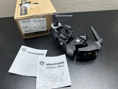 Manfrotto 038 Double Super Clamp New Open Box Only