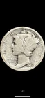 Mercury Dime 1934 G Silver