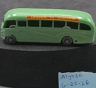 Matchbox Lesney Bedford Duple Luxury Coach Bus No 21 England London Car Green