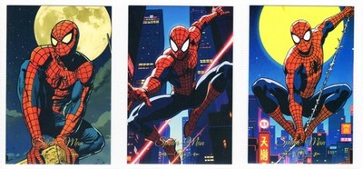 MARVEL SPIDER-MAN * COLLECTOONS - VOL. 1  * 3 CARD LOT *