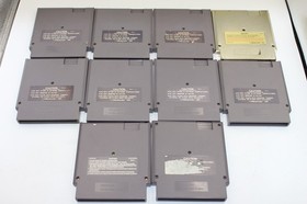 Lotto (10) Giochi Nintendo NES ROTTI; Mario 3 DuckTales Zelda Paperboy Simpsons...
