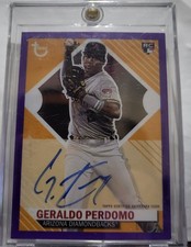 2021 Topps Brooklyn Collection Purple Auto Geraldo Perdomo #BKA-GP /10