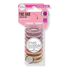 Invisibobble Extra Slim Bella Rosa & Bronze Hair Ring 8 Pack