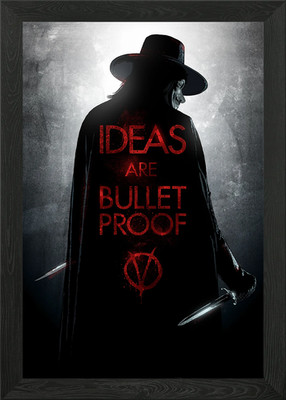 V For Vendetta 1 Framed Wall Art Poster Canvas Print Picture