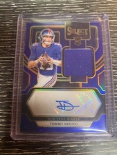 Tommy DeVito 2023 Select Auto Rookie Patch Relic #RSM-TDE /75 Giants 8BC