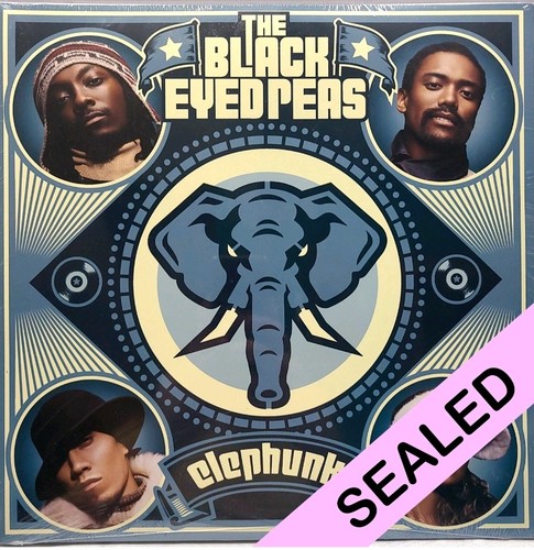 THE BLACK EYED PEAS ELEPHUNK VINYL NEW! LIMITED BLUE LP! FERGIE SHUT UP HEY MAMA - Afbeelding 2 van 4