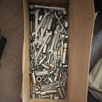 #ad assorted sockets wrenches ratchets craftsman husky sk line wrenches $60.00