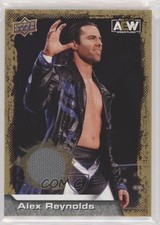 2022 Upper Deck AEW All Elite Wrestling Gold Mat Relics Alex Reynolds #72 p0r