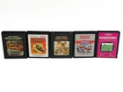 atari 2600 games lot #5-(Mario Bros, Kaboom,Canyon Bomber, Galaxian, Basketball)