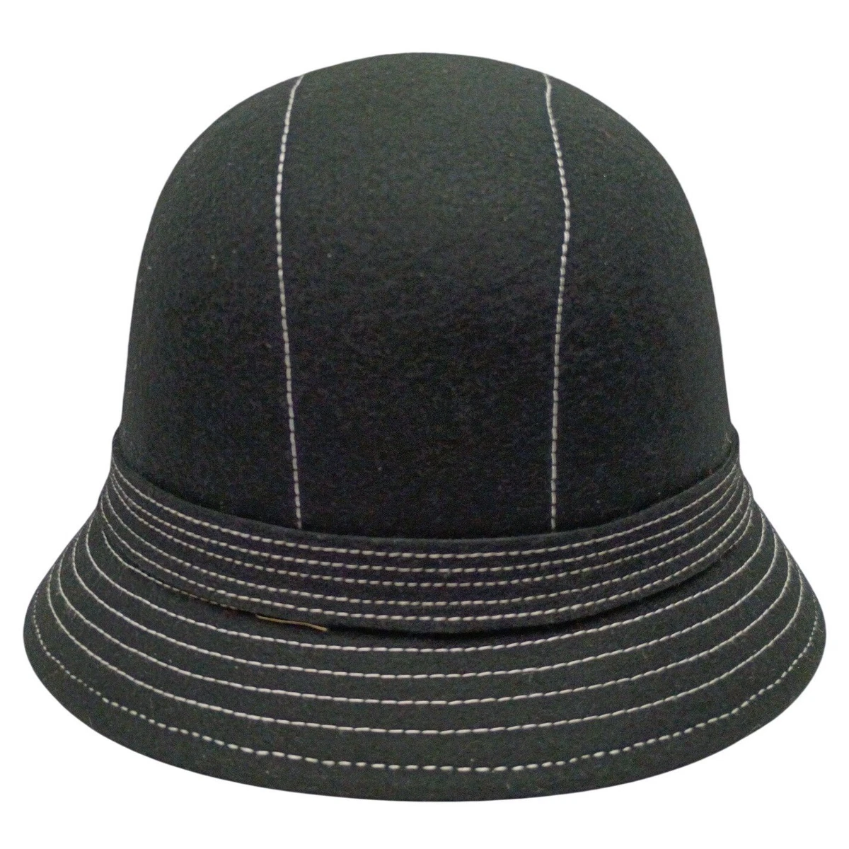 Cloche Hats Black Felt for Women for sale | eBay