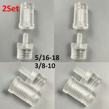 5/16 x 18 Clear Joint Protectors For Joss/Schon Billiards Pool Cue Sticks 2Set