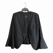 The Limited Sz 8 Career Blazer Jacket Open Flare Sleeve Chic Tailored