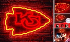 Football Neon Sign for Wall Decor Football Neon Light for Man Orange Red-KC