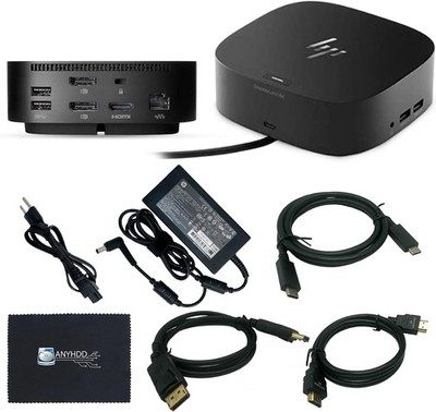 HP USB-C Thunderbolt Dock G2 120W Dual Display HDMI DP Ethernet Laptop Station