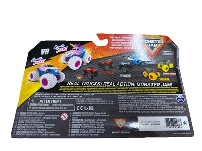 Official Sparkle Smash Vs. Sparkle Smash Die-Cast Monster Trucks, Damaged Box