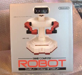 New Sealed Nintendo Famicom Robot Box Slight Damage