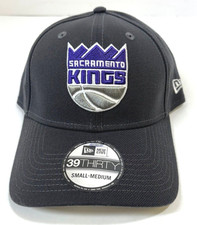 Sacramento Kings NBA NE  "Team Classic" Flex-Fit Hat ~ Gray/Purple
