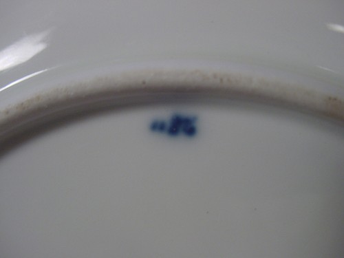 2 Meissen Blue Onion Pattern Plate Antique German Porcelain 19thc Hand-Painted - Picture 15 of 15