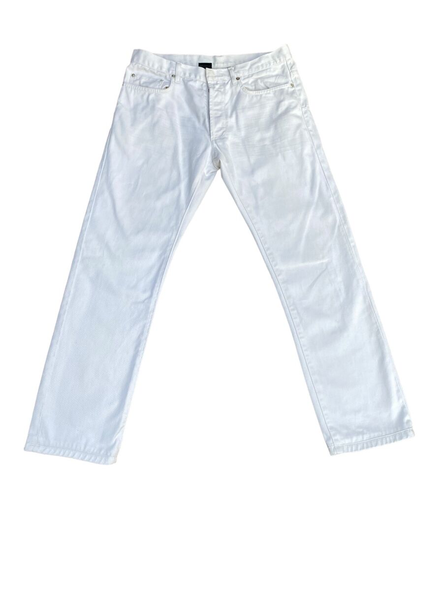 Dior Homme White Denim Jeans Slim Fit - 19 Size 32 | eBay Dior Homme White Denim Jeans Slim Fit - 19 Size 32 | eBay