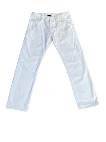 Jeans denim bianchi Dior Homme slim fit - 19 taglia 32 - Foto 2 di 7