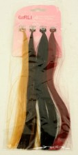 NEW Set 4 Colors Mini Claw Clip On HAIR EXTENSION PIECES Blonde Brown Black Red