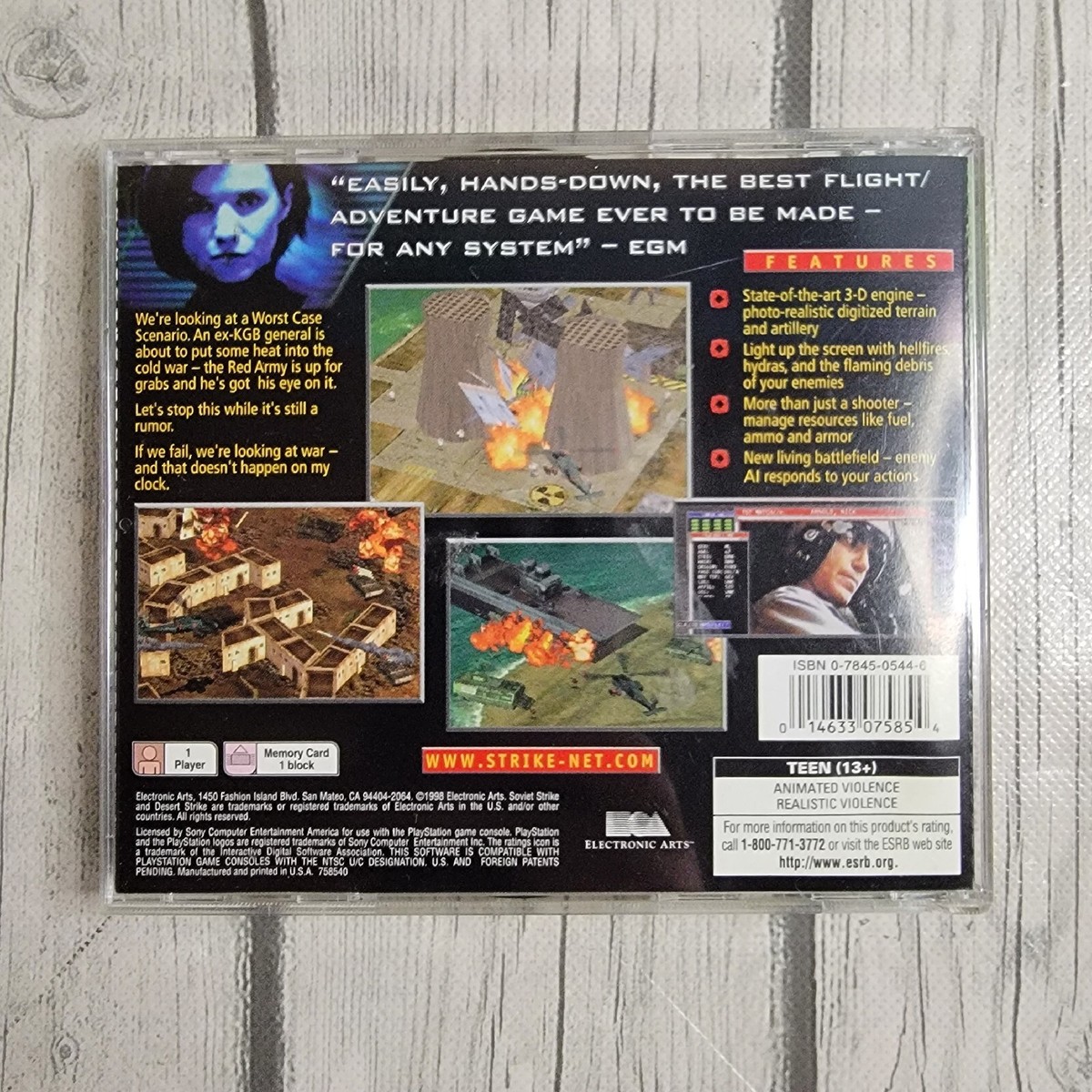 Jeu PS1 Soviet Strike Complet FR