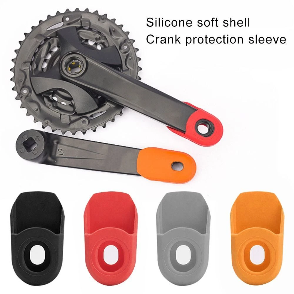 Crank Cover Protector Crankset Case Bicycle Silicone Cover