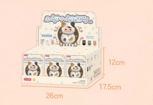 POPMART PUCKY Roly Poly Kitty Serie Vinilo Peluche Caja Ciega Figura Juguetes Regalo Lo último - Imagen 16 de 19