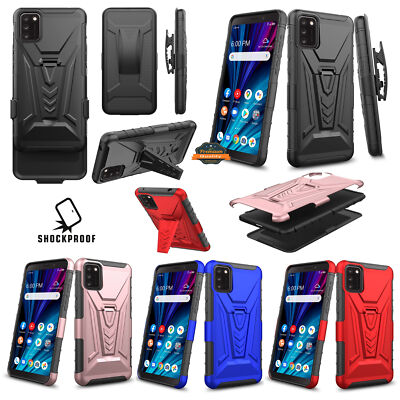 For Samsung Galaxy S22 Plus Hybrid Armor Kickstand Belt Clip Holster Case Cover