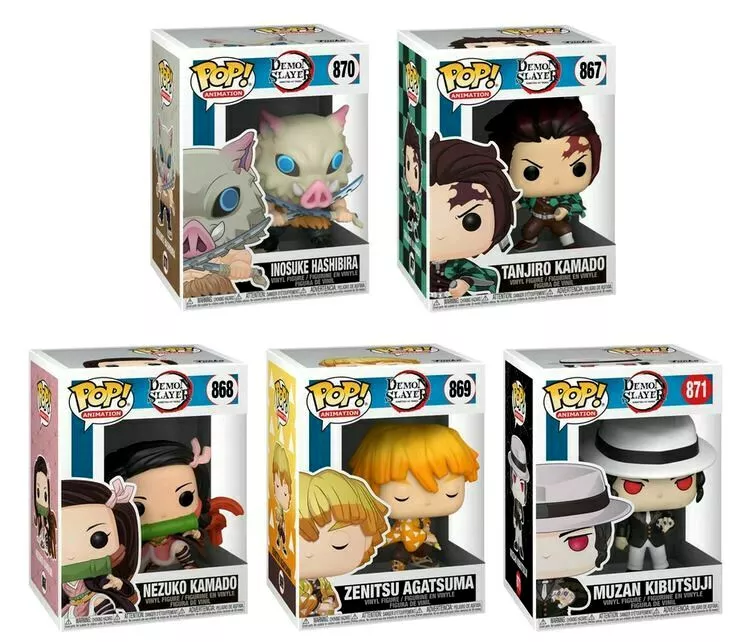 PRESALE | Funko POP! Animation: Demon Slayer: Kimetsu no Yaiba - 5 PIECE  SET Vinyl Figures