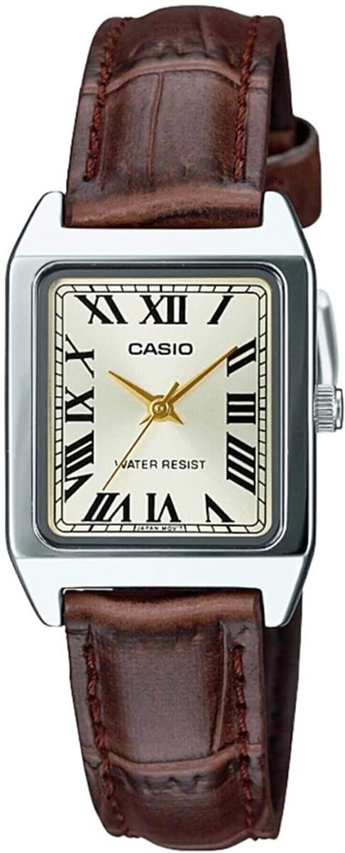 【Casio】 正規品★ LTP-V007L-9B Gold Brown Casio Watch Standard Quartz Ltp-V007L-9B Light Champagne