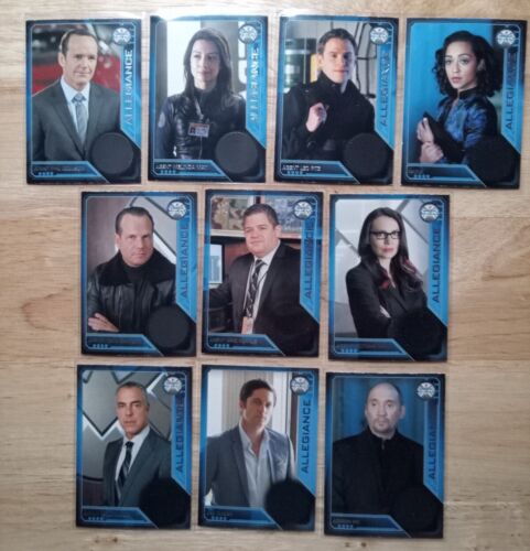 2015 Agents of S.H.I.E.L.D.⭐Season 1⭐Rittenhouse⭐10 Cards Lot⭐Allegiance Insert - Afbeelding 1 van 2
