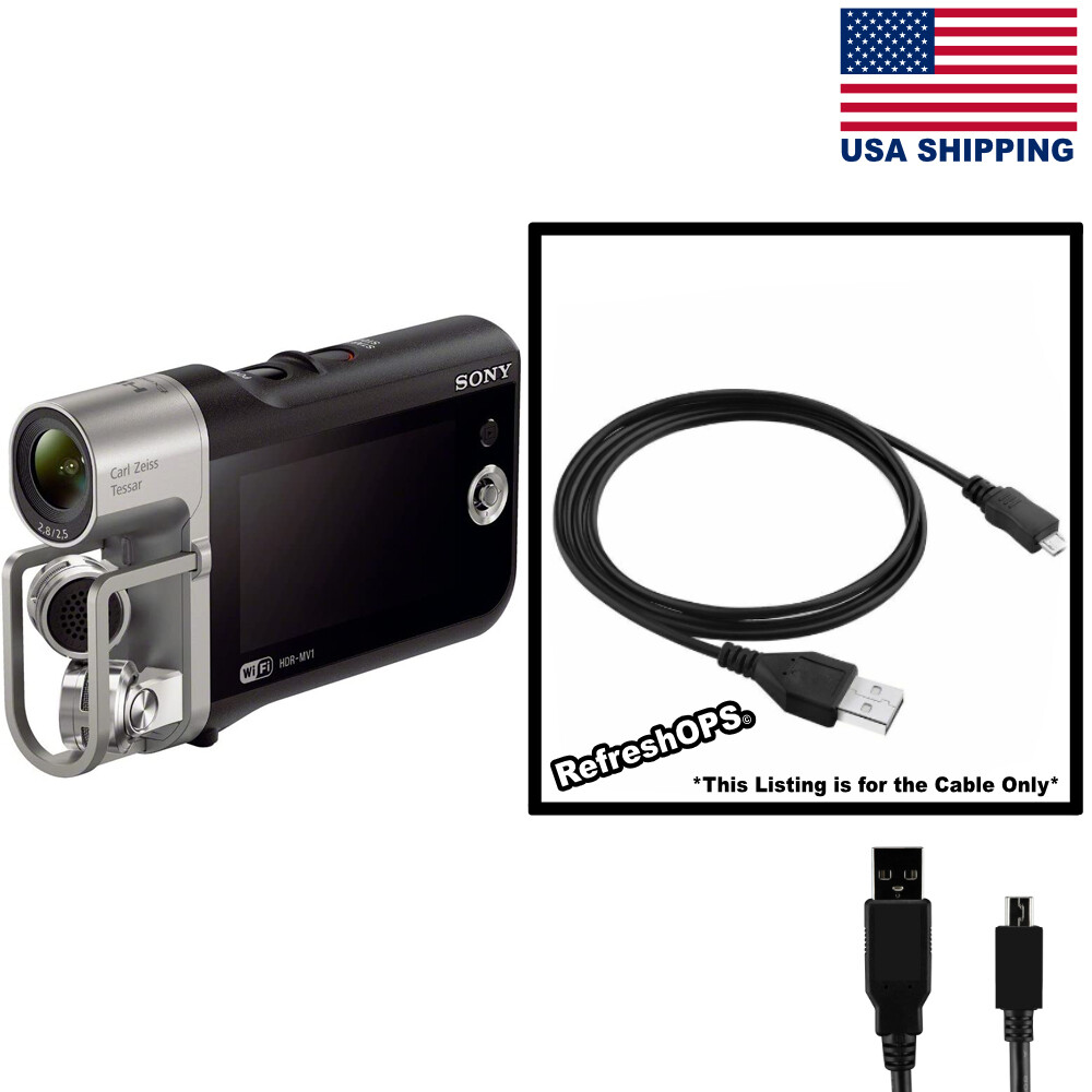 Sony Handycam  HDR-MV1 Video Camera USB Cable Transfer Cord 